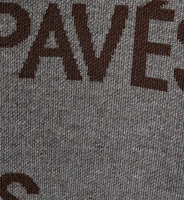 ABAHOUSE「ジャガードロゴニット プルオーバー / オーバーサイズ / LE TRIO AB」|ニット・セーター|