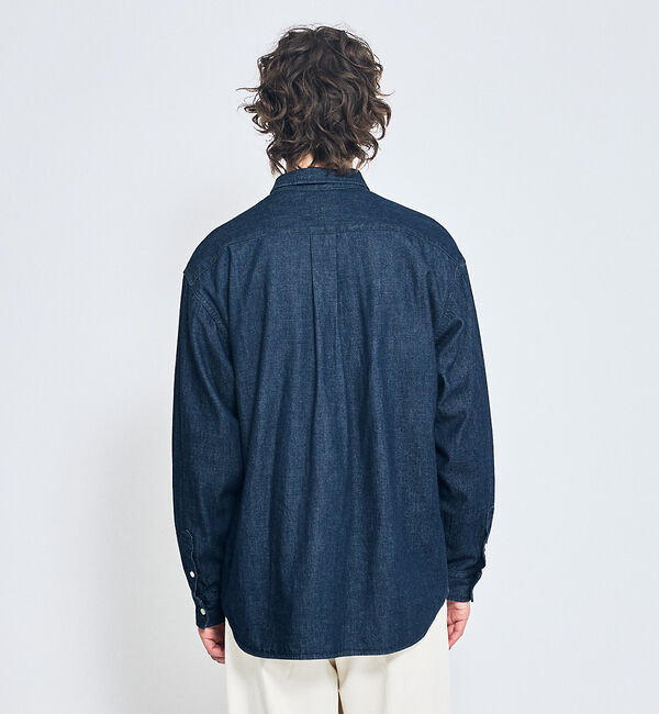 ABAHOUSE「7.5オンス オーバーサイズ デニムシャツ / ライトオンスデニム」|シャツ・ブラウス|