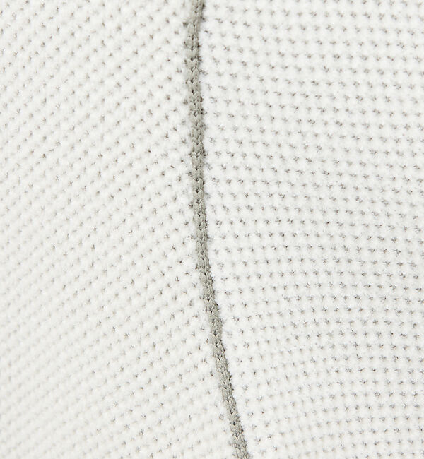 ABAHOUSE「ダブルフェイス モールカノコ プルオーバー ライン切替えニット」|ニット・セーター|