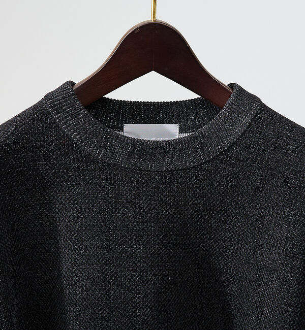 ABAHOUSE「ダブルフェイス モールカノコ プルオーバー ライン切替えニット」|ニット・セーター|
