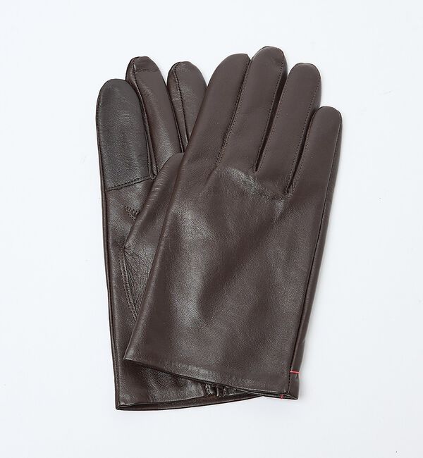 ABAHOUSE「ラムレザーグローブ / タッチパネル対応」|手袋|ブラウン
