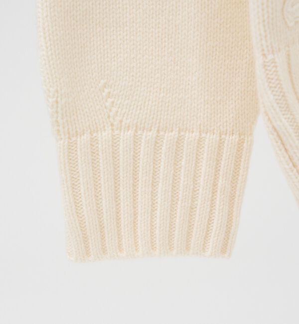 ABAHOUSE「【LACOSTE / ラコステ】ブランドネームロゴシャギーニッティングセーター」|ニット・セーター|