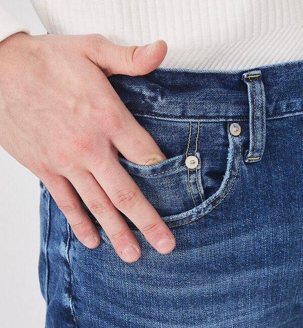 ABAHOUSE「【RED CARD TOKYO】RHYTHM＋ / スリムフィットデニム」|デニム|