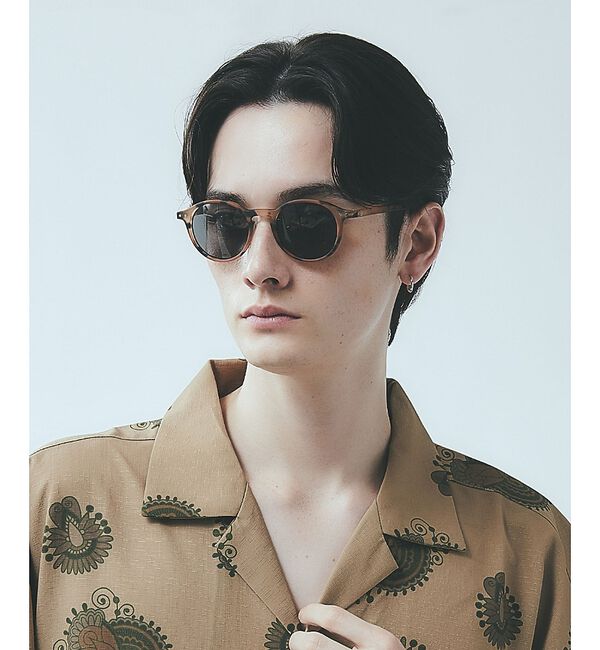 ABAHOUSE「【IZIPIZI / イジピジ】SUN #D / ボストン型 サングラス / ユ」|メガネ|ベージュ系その他1