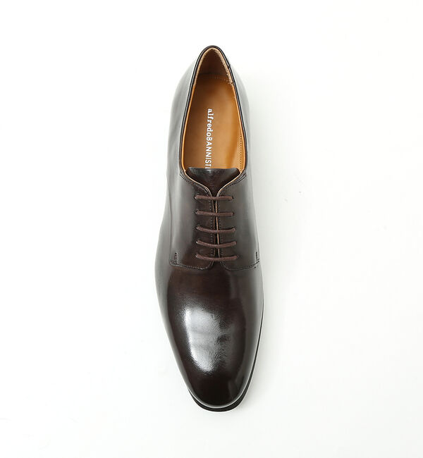 alfredoBANNISTER「セミスクエアトゥ 外羽根 プレーントゥシューズ」|ビジネス・ドレスシューズ|