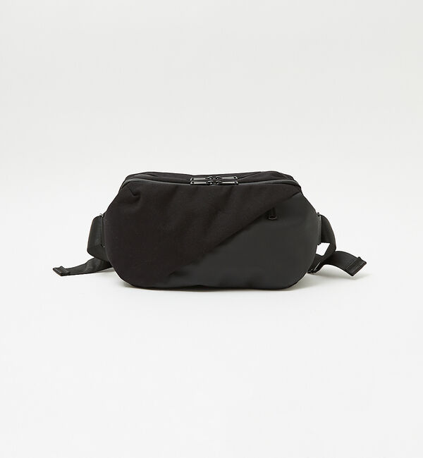 alfredoBANNISTER「【軽量、撥水】9L 素材切替 ユーティリティ スリング ボディバッグ」|その他|ブラック系その他1