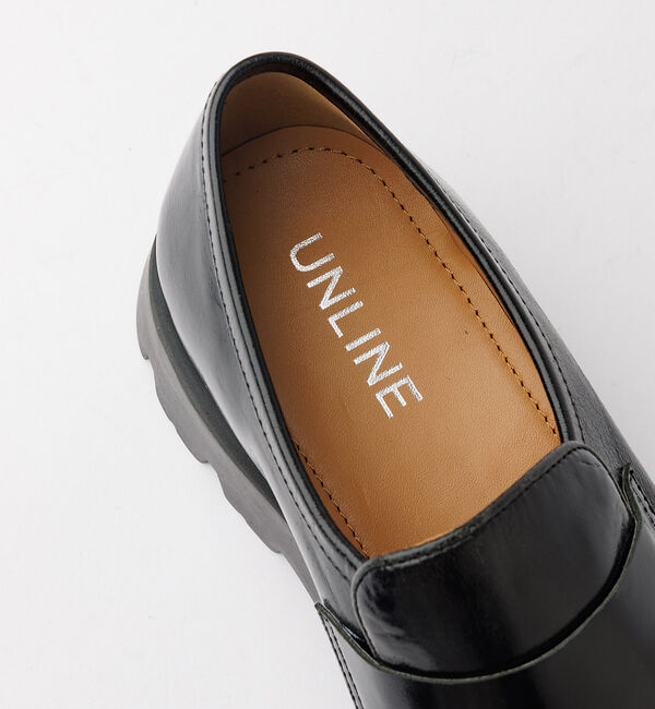 alfredoBANNISTER「【ボリュームソール / 厚底】本革 レザー ローファー」|ローファー|