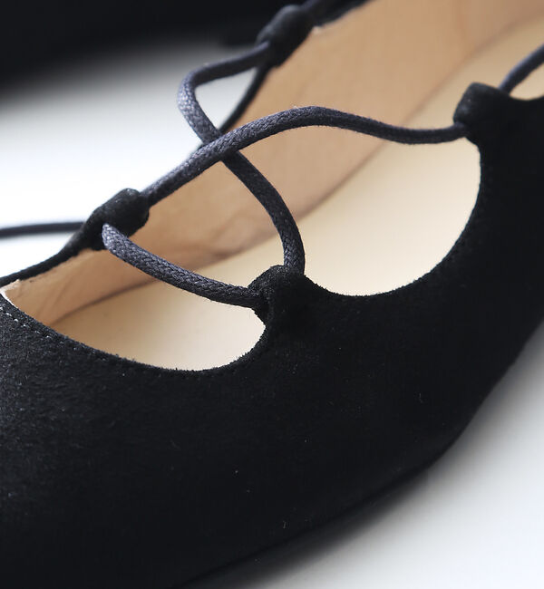 Rouge vif「HERMONTスエードレースUPシューズ」|パンプス|