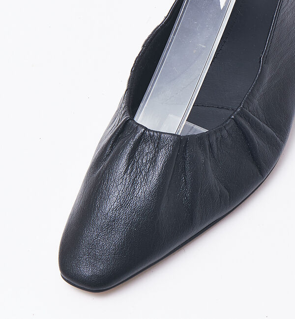 Rouge vif「quartierglam ギャザーレースアップシューズ」|パンプス|