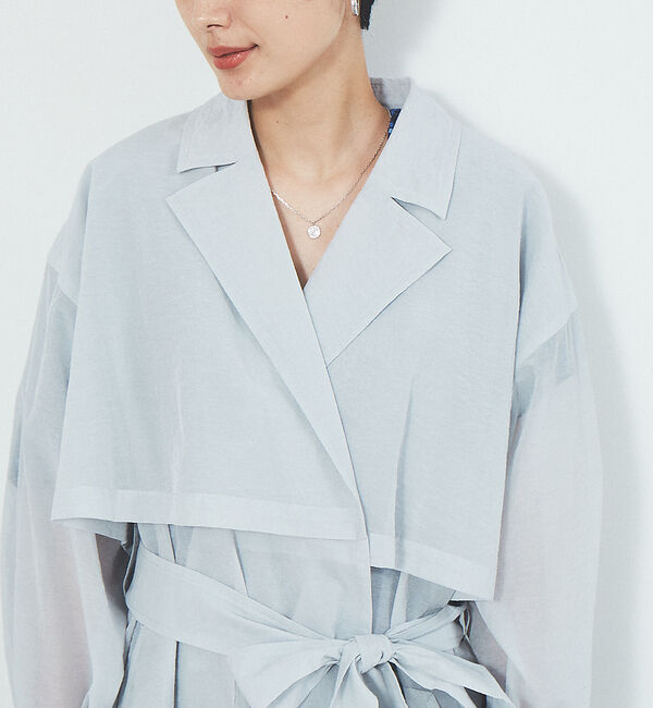 Rouge vif「シアーライトコート」|トレンチコート|