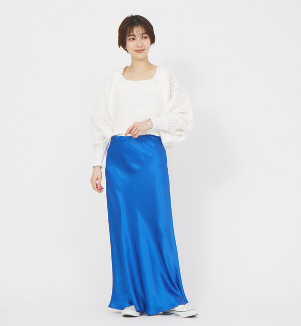 Rouge vif「【ロングセラー】【定番人気】バイヤスロングナロースカート」|スカート|