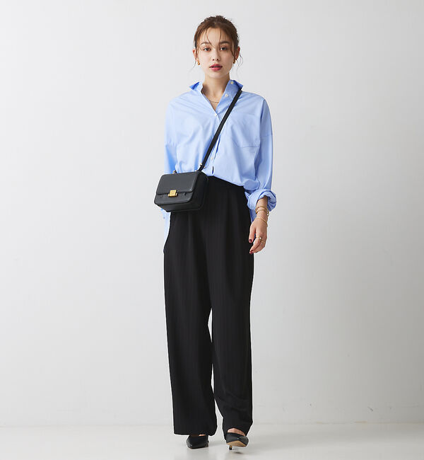 Rouge vif「ストレッチツイル  ワイドパンツ」|その他|