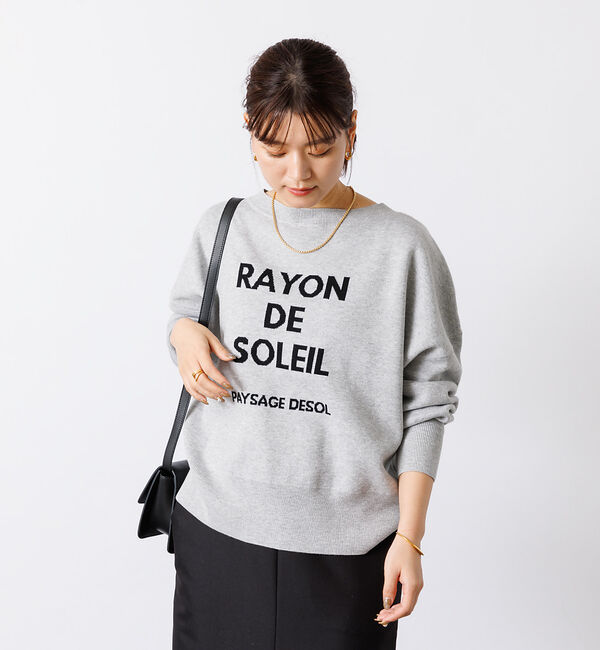 Rouge vif「【一部店舗限定】 ジャガードロゴニット」|ニット・セーター|