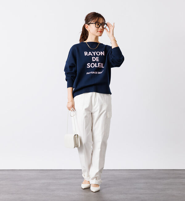 Rouge vif「【一部店舗限定】 ジャガードロゴニット」|ニット・セーター|