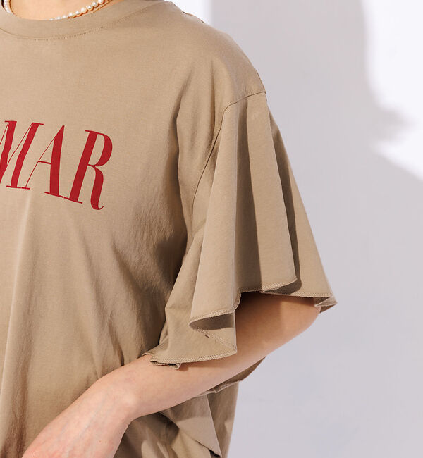 Rouge vif「＜別注＞【MICA&DEAL /マイカアンドディール】ロゴTシャツ / フレアス」|Tシャツ・カットソー|