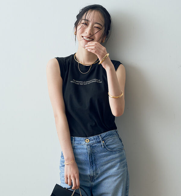 Rouge vif「バックバーティカルロゴタンクトップ」|Tシャツ・カットソー|