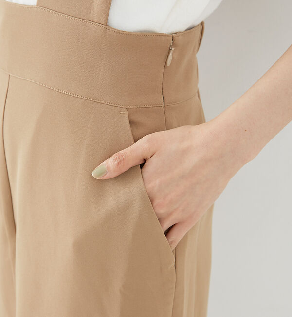 Rouge vif「【一部店舗限定】ストレッチサスペンダージャンパースカート」|スカート|