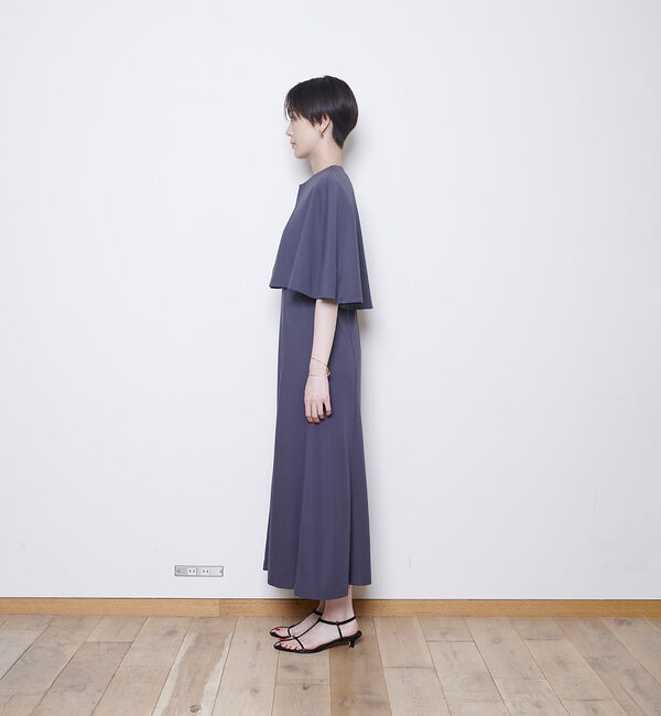 Rouge vif「ライトポンチケープ付き２WAYワンピース」|ワンピース|