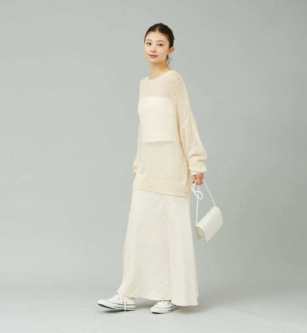 Rouge vif「モヘアライクシアー2WAY ニットプルオーバー」|ニット・セーター|