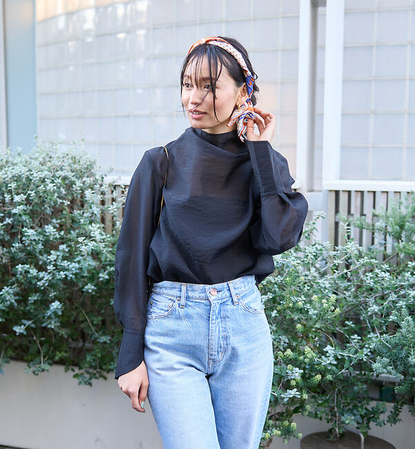 Rouge vif「ニュアンスタートルシアーブラウス」|シャツ・ブラウス|