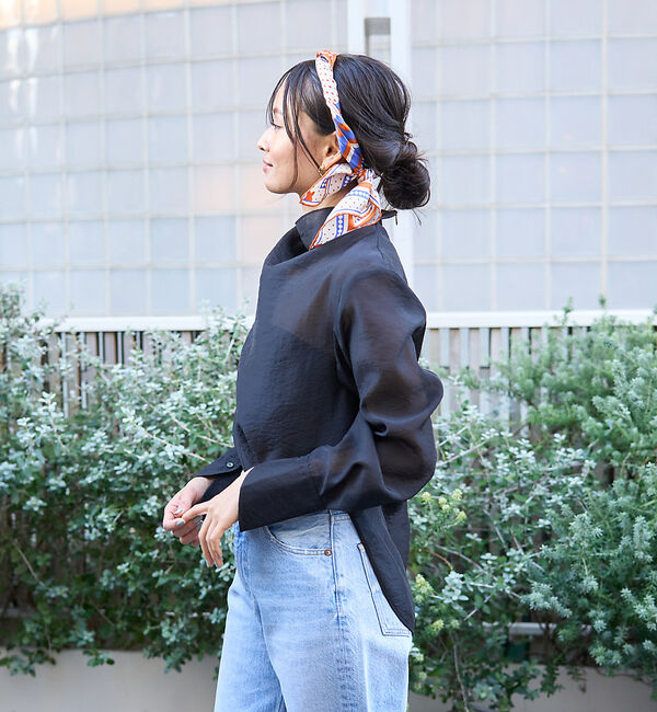 Rouge vif「ニュアンスタートルシアーブラウス」|シャツ・ブラウス|