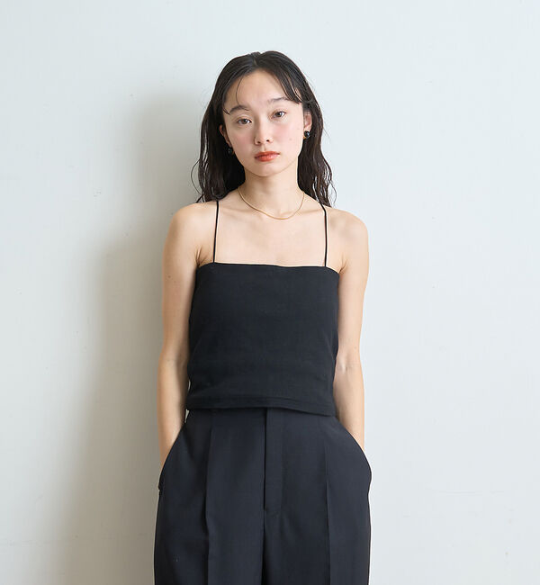 Rouge vif「カットテレコベアトップ 　パット付き」|キャミソール|