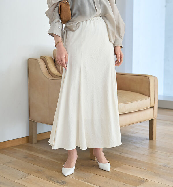 Rouge vif「【新色登場】切替マキシスカート」|スカート|