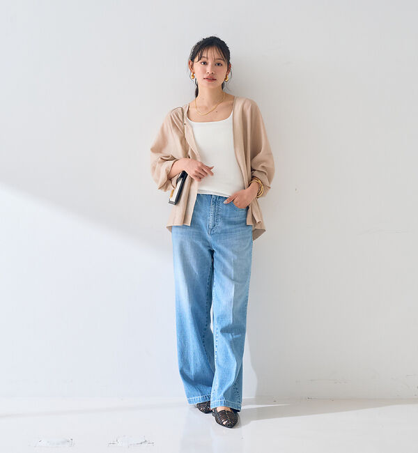 Rouge vif「はおりシアーシャツジャケット」|シャツ・ブラウス|