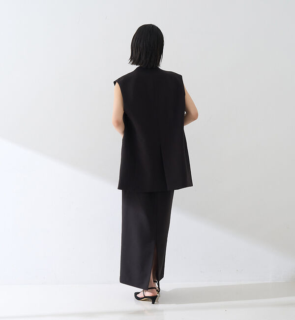 Rouge vif「【セットアップ対応】ストレッチダブルクロスジレ」|ダウンベスト・ベスト|