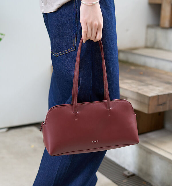 Rouge vif「【YAHKI /ヤーキ】SOFT W FACE　横長ショルダーバッグ」|ショルダー・メッセンジャー|