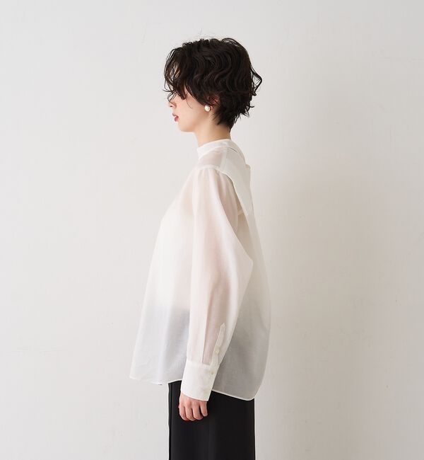 Rouge vif「シアースタンドタイブラウス」|シャツ・ブラウス|