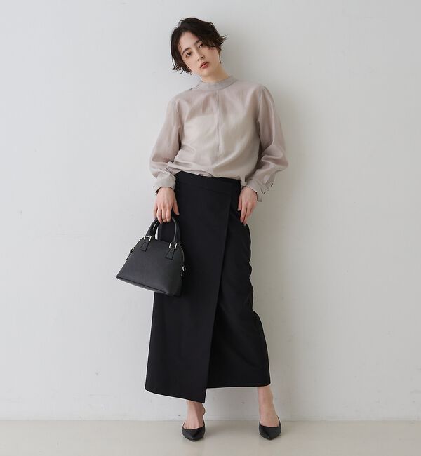 Rouge vif「シアースタンドタイブラウス」|シャツ・ブラウス|