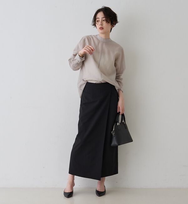 Rouge vif「シアースタンドタイブラウス」|シャツ・ブラウス|