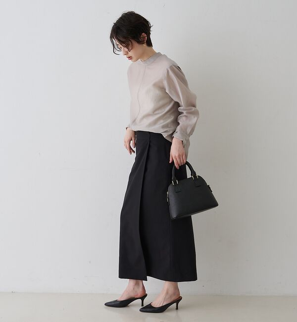 Rouge vif「シアースタンドタイブラウス」|シャツ・ブラウス|