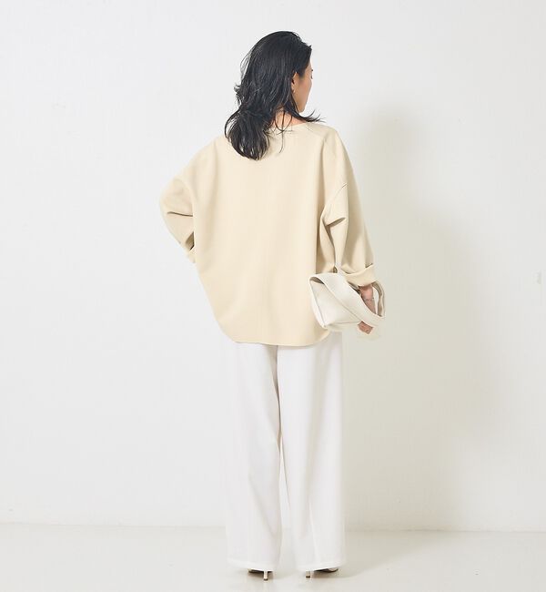 Rouge vif「ダブルフェイスプルオーバーブラウス」|シャツ・ブラウス|