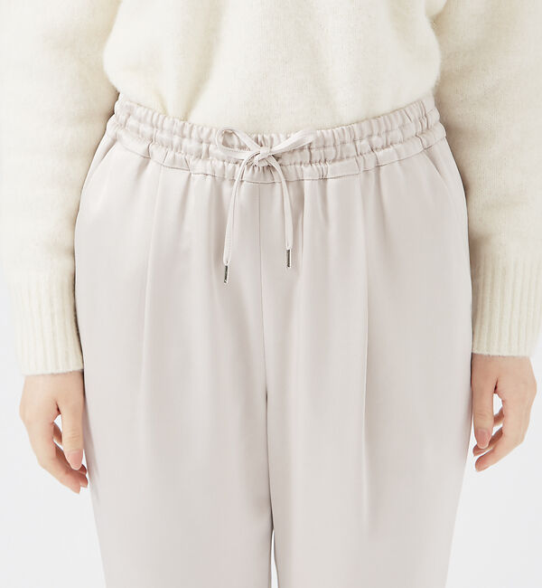 qualite「アセテートサテンドロストパンツ」|その他|