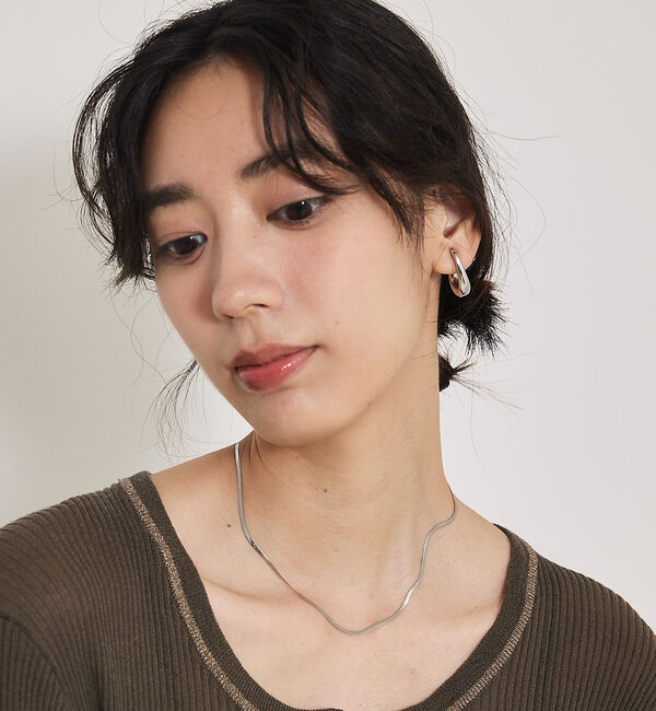 qualite「ステンレスネックレス」|ネックレス|シルバー