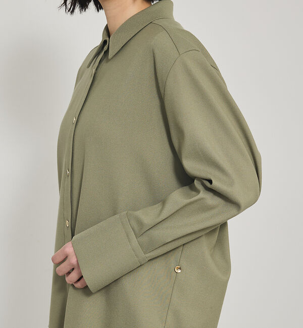 qualite「ソフトサキソニー2WAYシャツ」|シャツ・ブラウス|