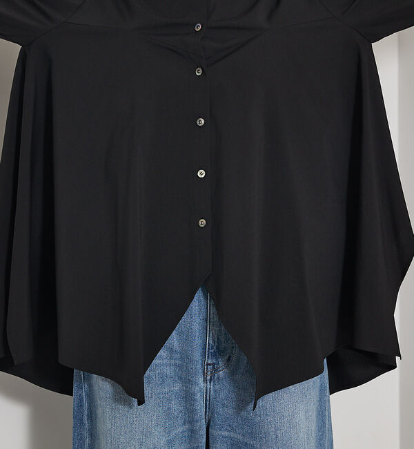 qualite「【一枚でもレイヤードでも決まる】ランダムヘムシャツ」|シャツ・ブラウス|