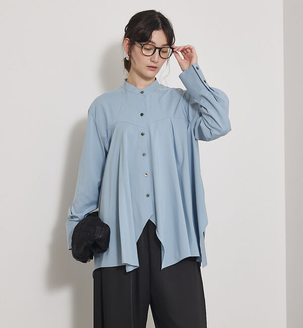 qualite「【一枚でもレイヤードでも決まる】ランダムヘムシャツ」|シャツ・ブラウス|