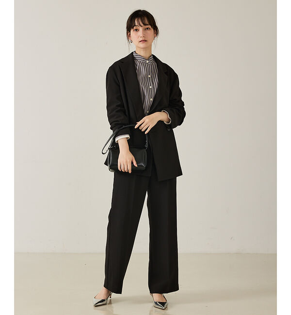 qualite「【セットアップ対応】センタープレスストレートパンツ」|その他|