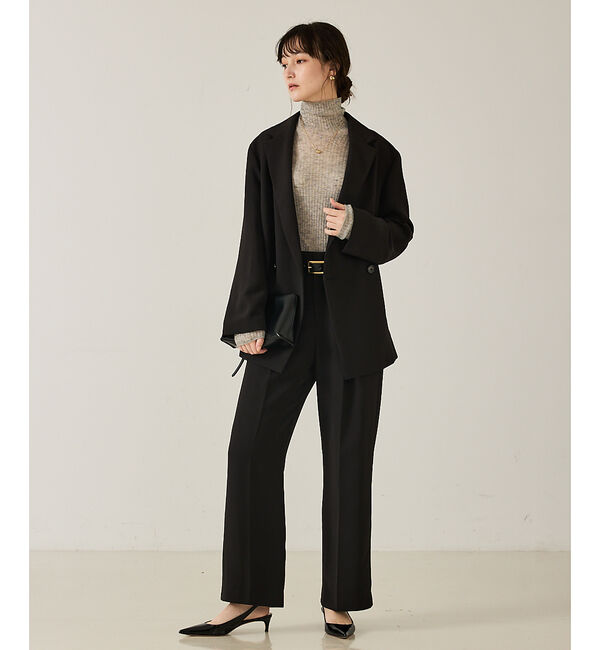 qualite「【セットアップ対応】センタープレスストレートパンツ」|その他|