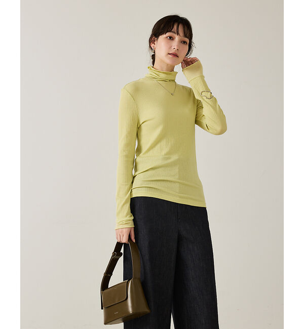 qualite「シルクMIXテレコプルオーバー」|ニット・セーター|