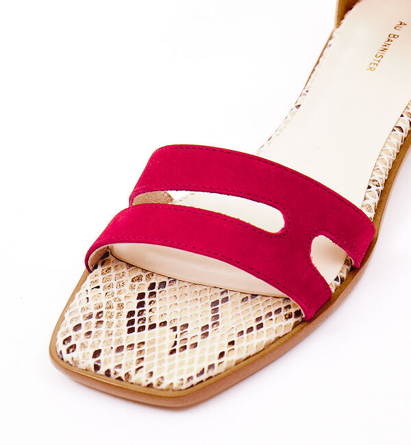 AU BANNISTER「【ロングヒットアイテム】アンクルストラップサンダル」|サンダル|