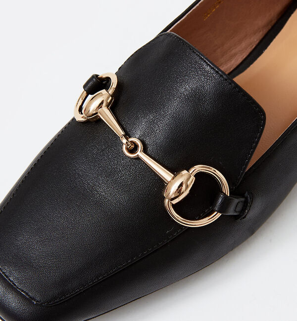 AU BANNISTER「バブーシュビットモカスクエアシューズ」|ローファー|