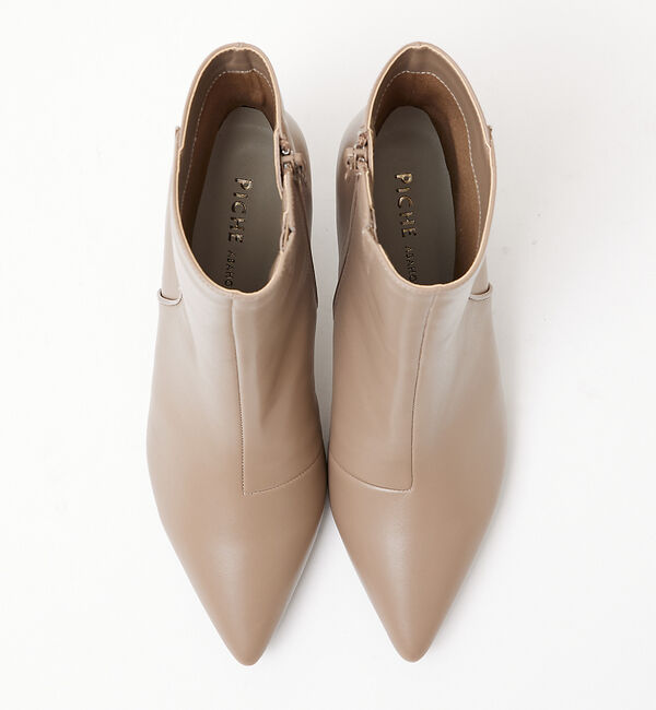 AU BANNISTER「【最高ブーツ/ 6.5cmヒール】ポインテッドトゥショートブーツ」|ショートブーツ|