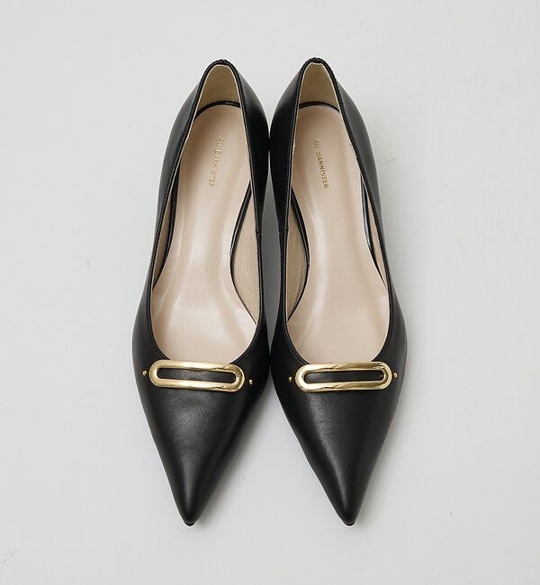 AU BANNISTER「メタルモチーフパンプス」|パンプス|ブラック