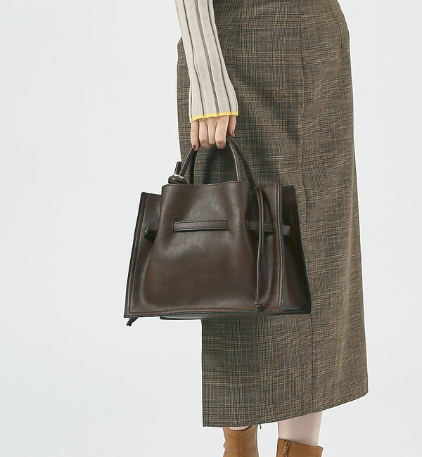 LOWELL things「Swell/2WAYギャザーオープントートBAG mini」|ショルダー・メッセンジャー|