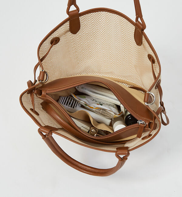 LOWELL things「Sheer/シアーメッシュ2WAYトート」|かごバッグ|