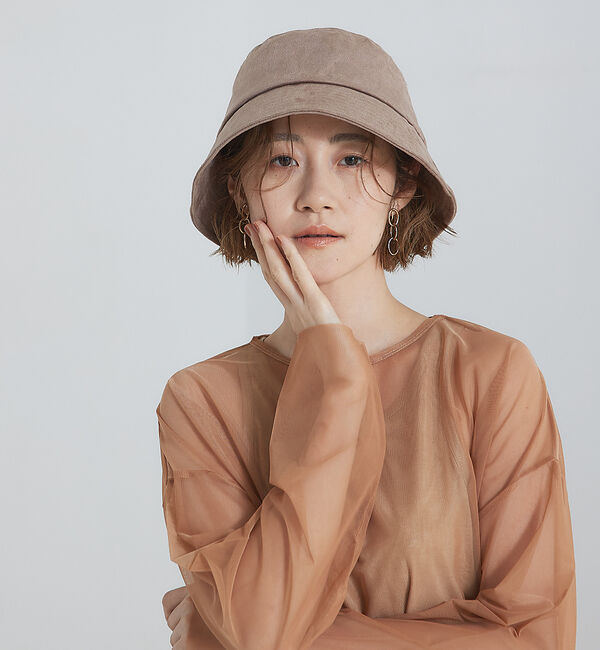 abahouse mavie「フェイクスウェードバケットハット」|その他|